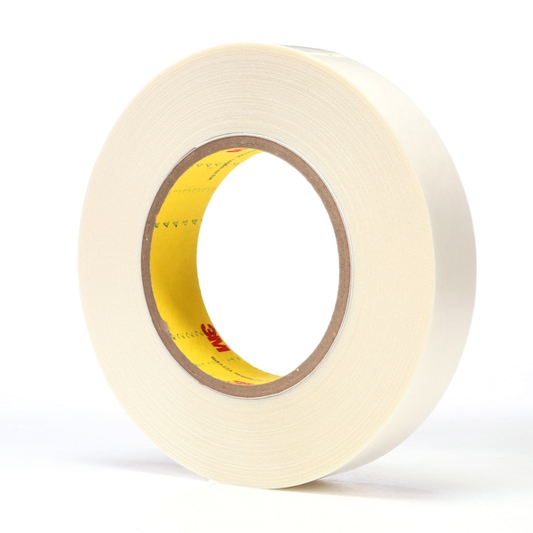 3M 9579 Double Sided Film Tape, 9.0 Mil, 1" x 36 yds., White, PK36